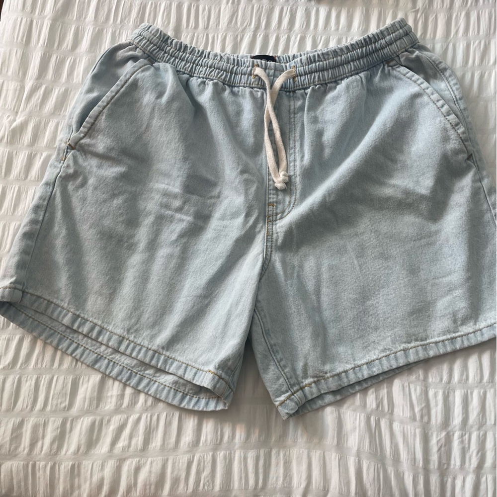 BDG Light Blue Dad Shorts